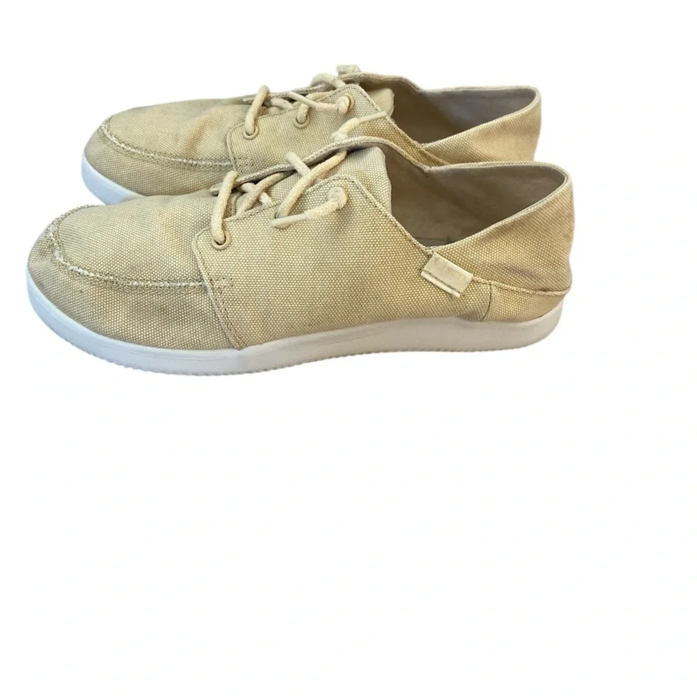 Chaco Women’s Yellow Chillos‎ Canvas Boat Sneakers Shoes 8.5